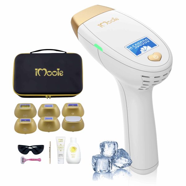 جهاز اي مووي برو ليزر منزلي 6 عدسات بتبريد – ماكينة ليزر 2.5 مليون ومضة imooie