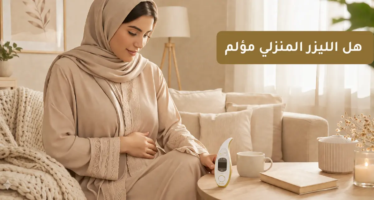 هل الليزر المنزلي مؤلم