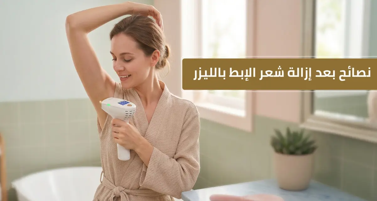 نصائح بعد إزالة شعر الإبط بالليزر